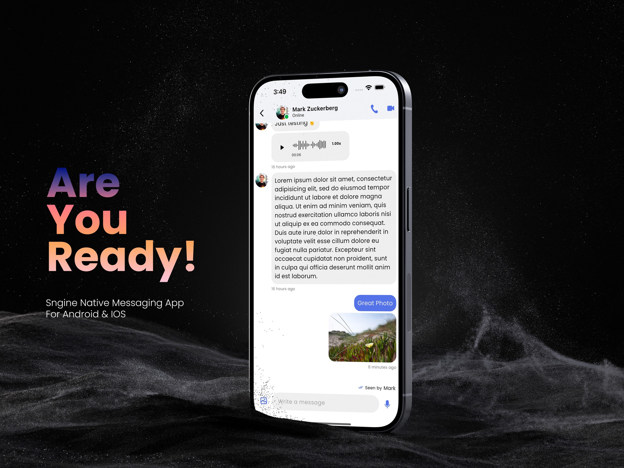 Sngine Native Messenger Apps – Release Status