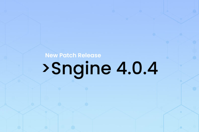 Sngine 4.0.4 Release!